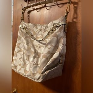 Coach Gold Shoulder Bag